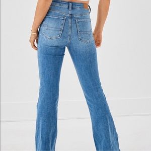 American Eagle Super High Rise Flare Size 14